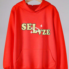 Girls' SELVZE Print Hoodies Pullover For Spring Fall Sports