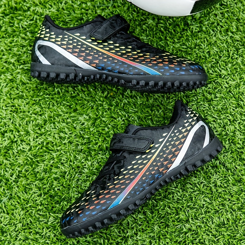 Kids Soccer Cleats Non Slip Athletic Shoes for Outdoor Training
