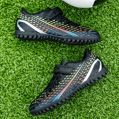 Kids Soccer Cleats Non Slip Athletic Shoes for Outdoor Training