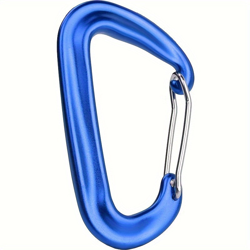 6pcs 12KN D Aluminum Carabiner for Climbing Activities
