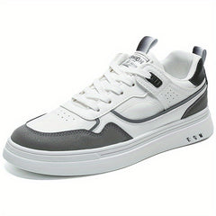 Men's Lace up Sneakers Skate Shoes Breathable Walking Shoes