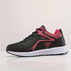 Women's Waterproof Faux Leather Running Shoes Lightweight