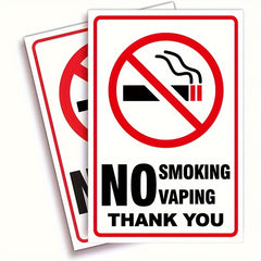 5pcs No Smoking Stickers Signs Weatherproof Scratch Resistant