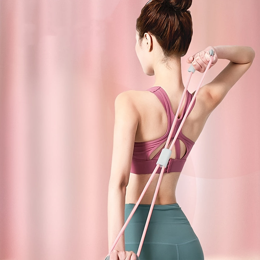 8 Shaped Back Stretcher Resistance Band Home Fitness Workout