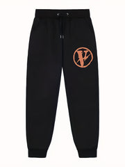 Men's V Print Joggers Casual Loose Fit Pants