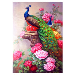 DIY 5D Diamond Painting Kit - Stunning Peacock Art for Home Decor