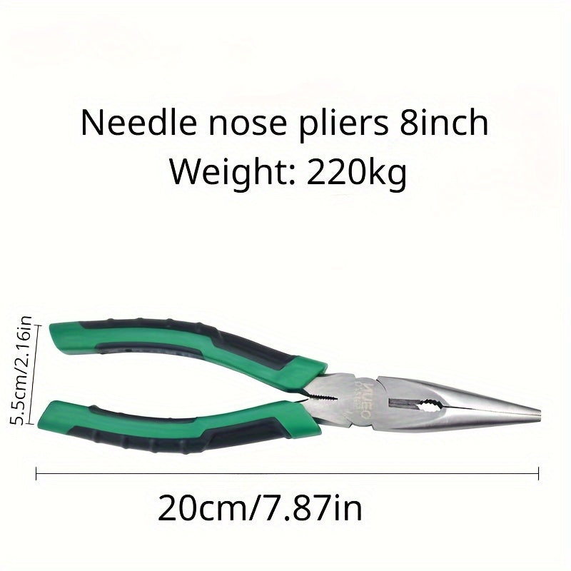 1pc Fishing Crimping Pliers Wire Pliers Diagonal Nose Pliers Needle Nose Pliers