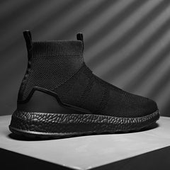 Men's Sporty High Top Socks Shoes Casual Sneakers