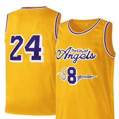 Youth Angels Basketball Jersey Sleeveless Embroidered Shirt