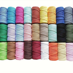 Colorful Cotton Rope Ornament DIY Accessory 3mm 100m Long