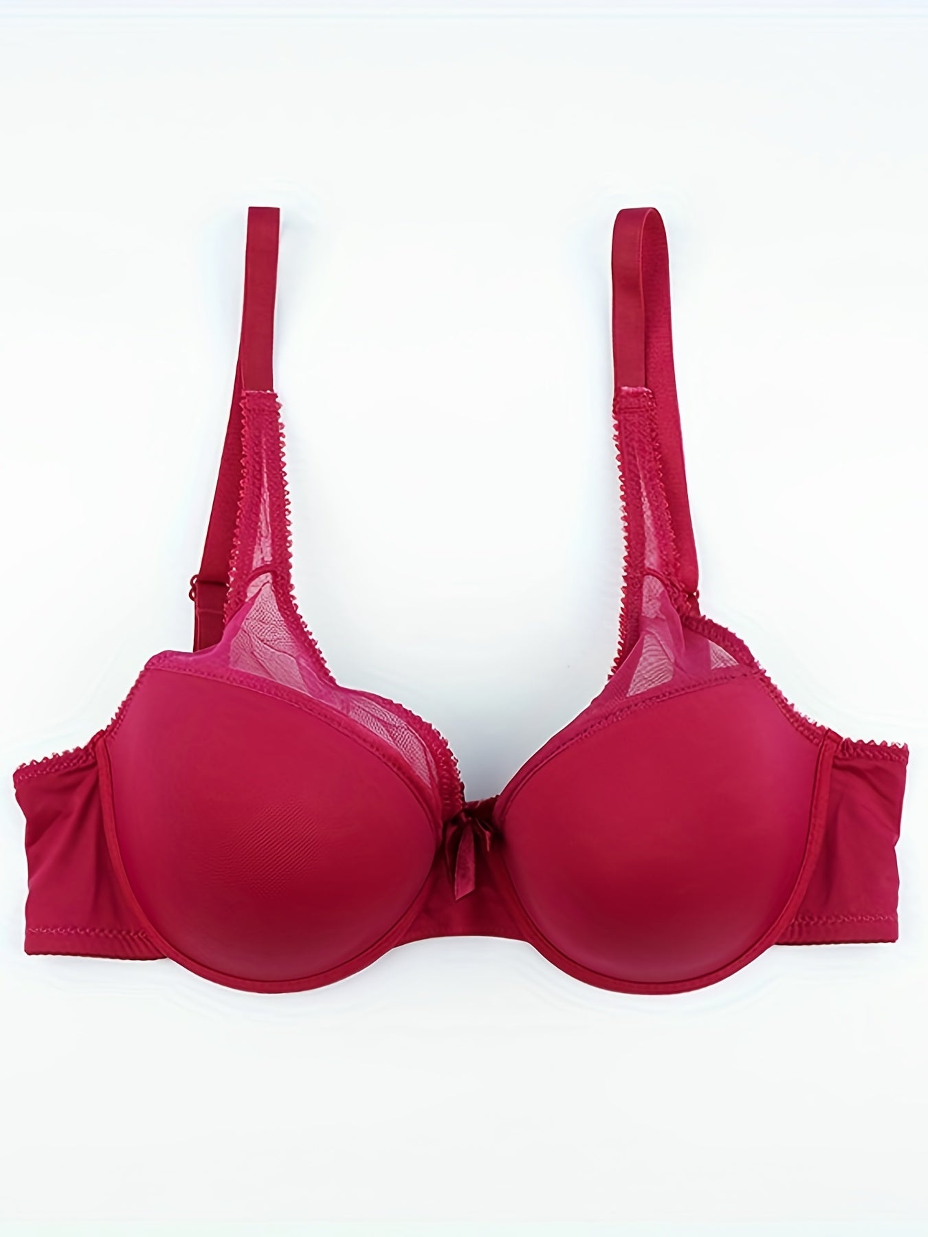 Bow Tie Push Up Bra Comfy & Breathable Women's Lingerie