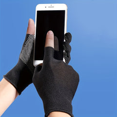 Pair of Anti Slip Lightweight Two Finger Gloves