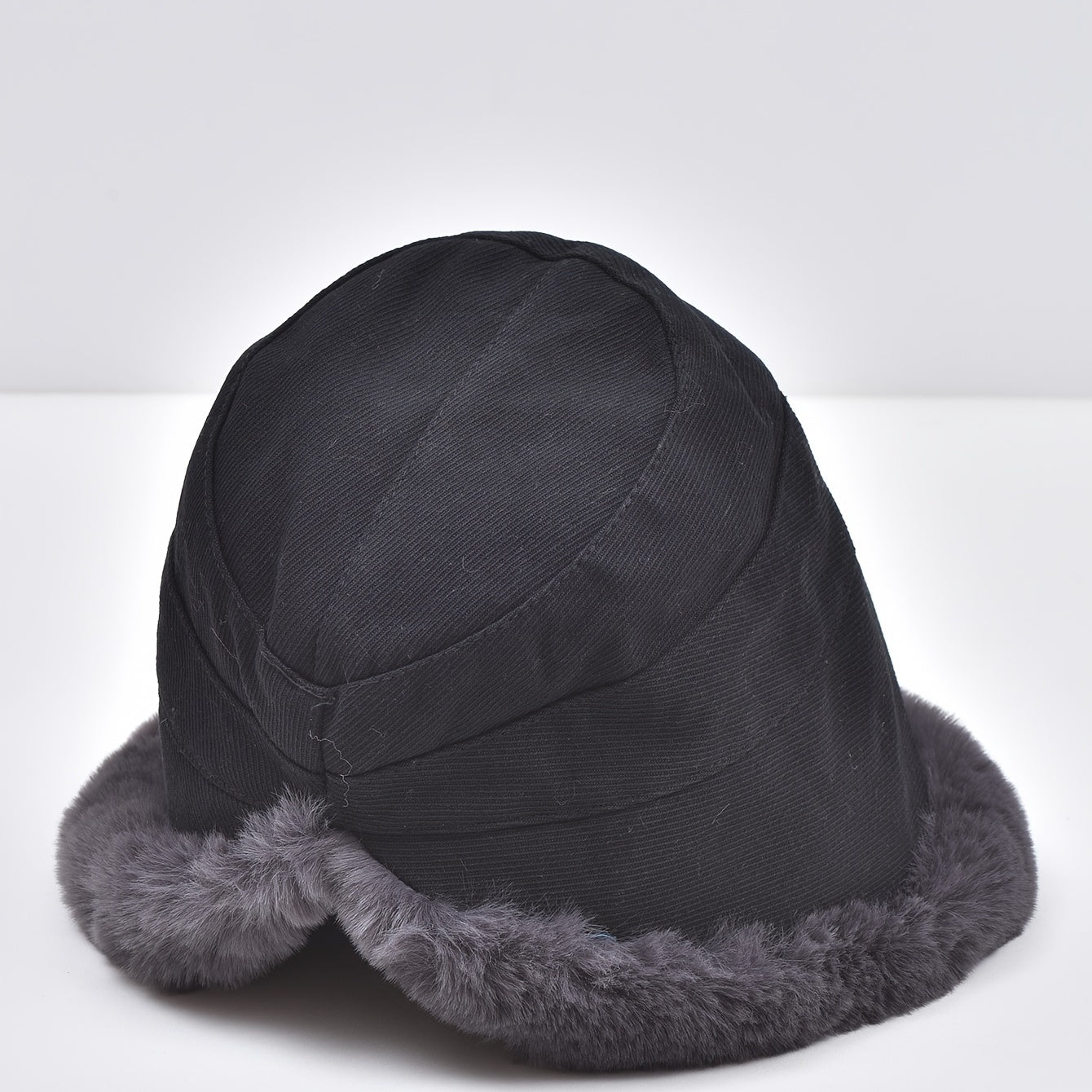 Women's Fleece Bucket Hat Thickened Fleece Hat Double layer Coldproof Warm Fishe