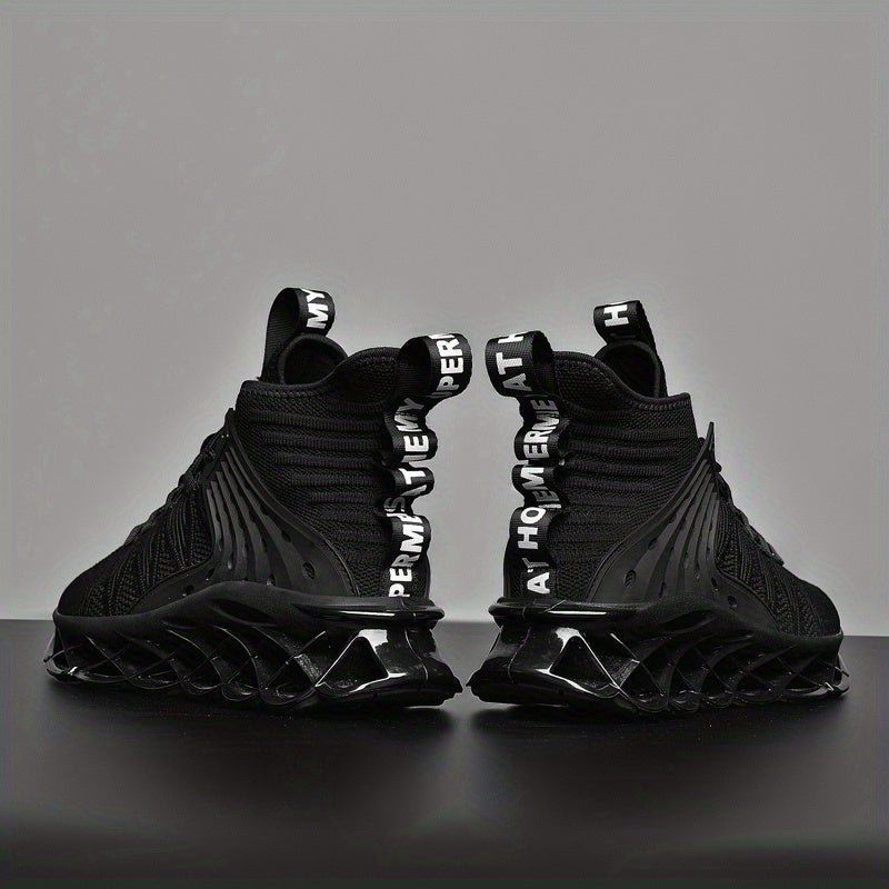 Men's Blade Sneakers Knitted Breathable Shock Absorb