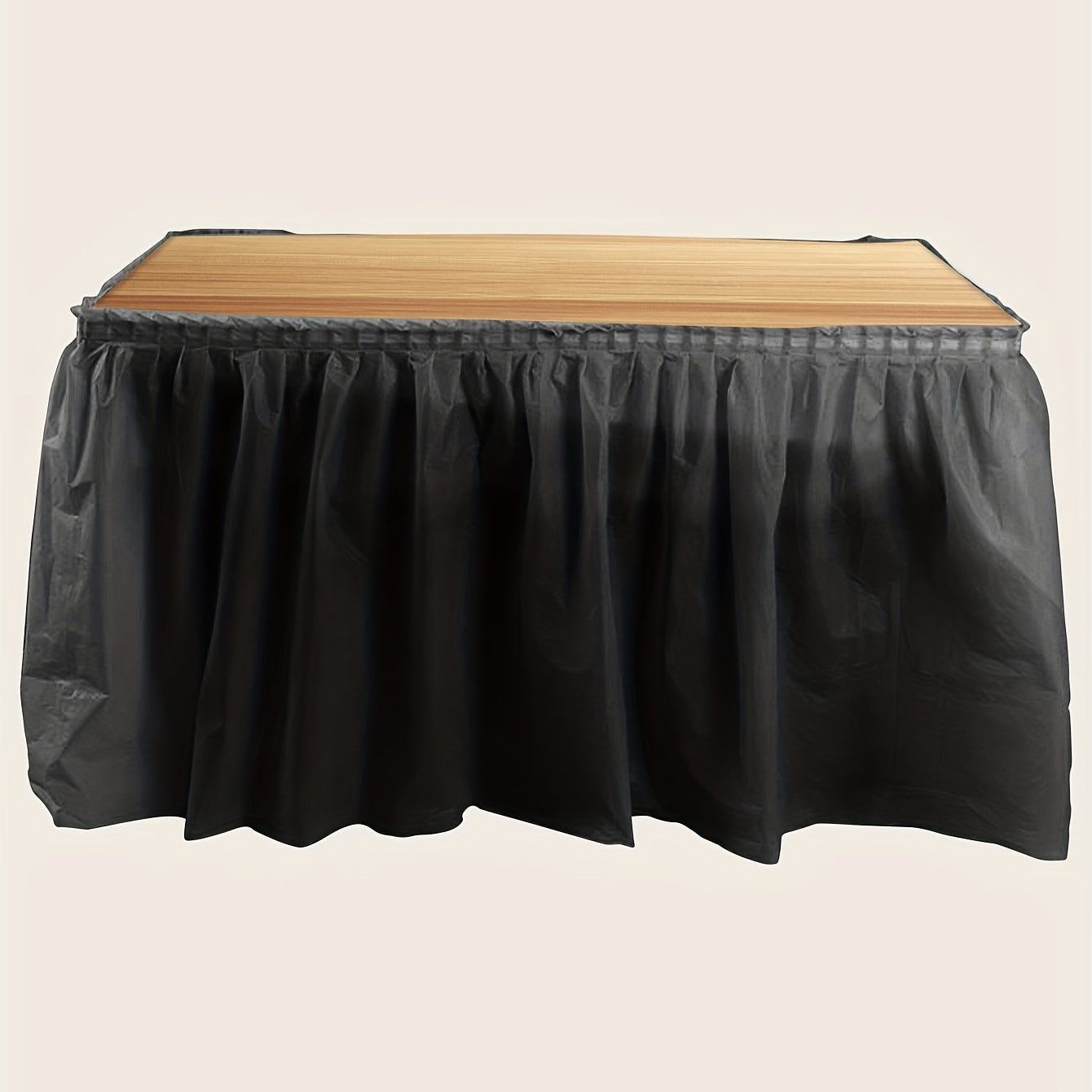 Disposable Waterproof Tablecloth and Skirt Set for Parties