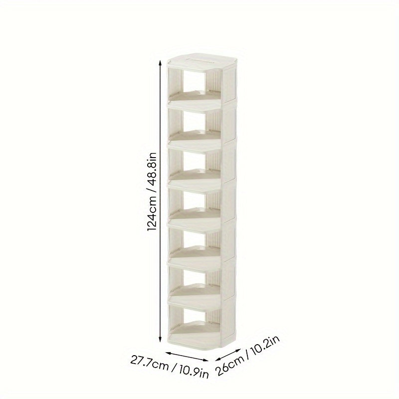 Shoe Storage Rack Stackable Shelf Space Saving Shoe Cabinet