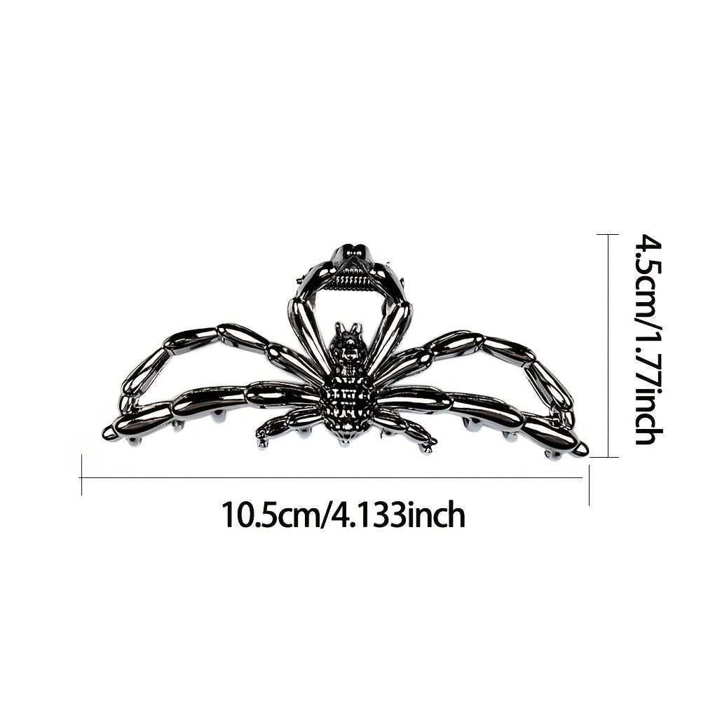 3pcs Spider Shaped Hair Clips Metal Claw Hair Accessories