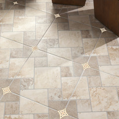 Bohemian Pattern Tile Diagonal Line Sticker Self adhesive Waterproof