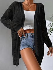 Long Sleeve Open Front Casual Sweater for Women