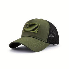 Men's American Flag Baseball Cap Trucker Hat