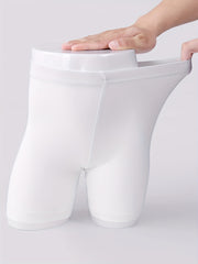 4pcs Toddler Girls' Basic Bike Shorts for Kids Summer Clothes