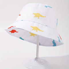 Kids Dino Print Fisherman Hat Sun Hat