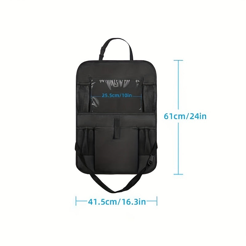 Car Seat Back Storage Bag Organizer Tablet Holder Cover Car Seat Protector