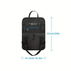 Car Seat Back Storage Bag Organizer Tablet Holder Cover Car Seat Protector