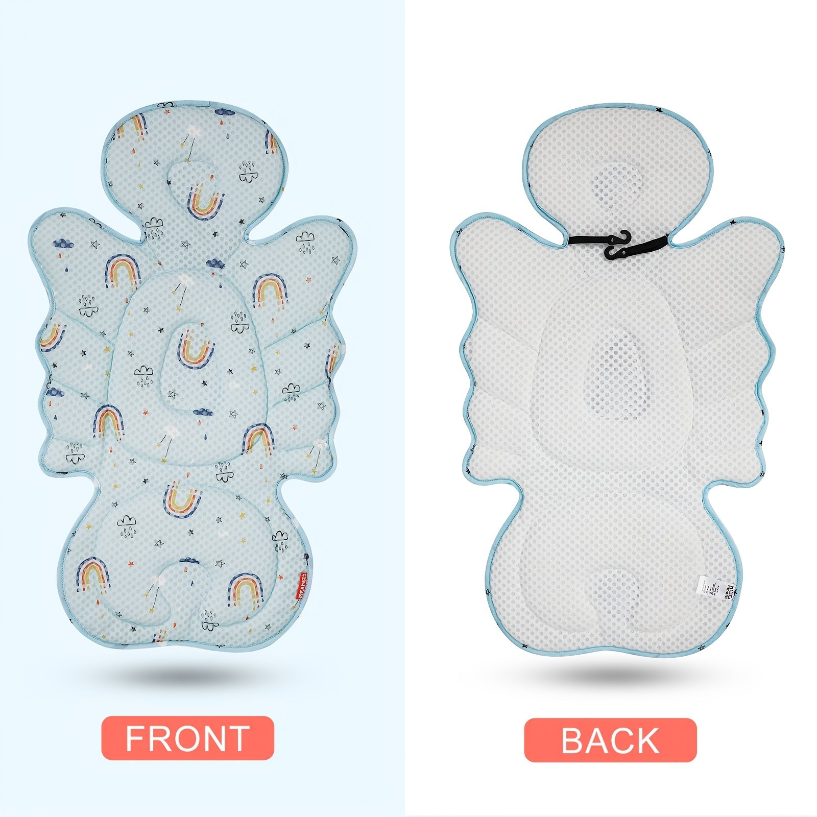 Child Car Safety Seat Cushion Breathable Mesh Summer Cushion