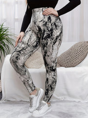 Tie Dye High Rise Stretch Leggings