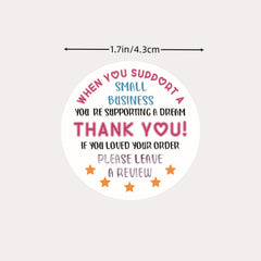 500pcs If You Love Your Order Small Business Stickers Thank You Stickers