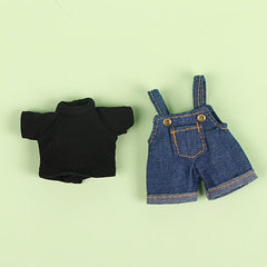 1/12 BJD Doll Short-sleeved Overalls Suit excluding Dolls/Shoes