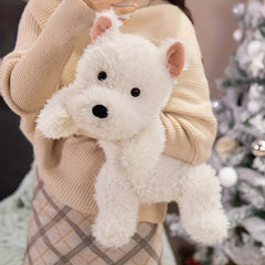16.93In Cartoon Westie Dog Plush Toy - Home Decor & Gift