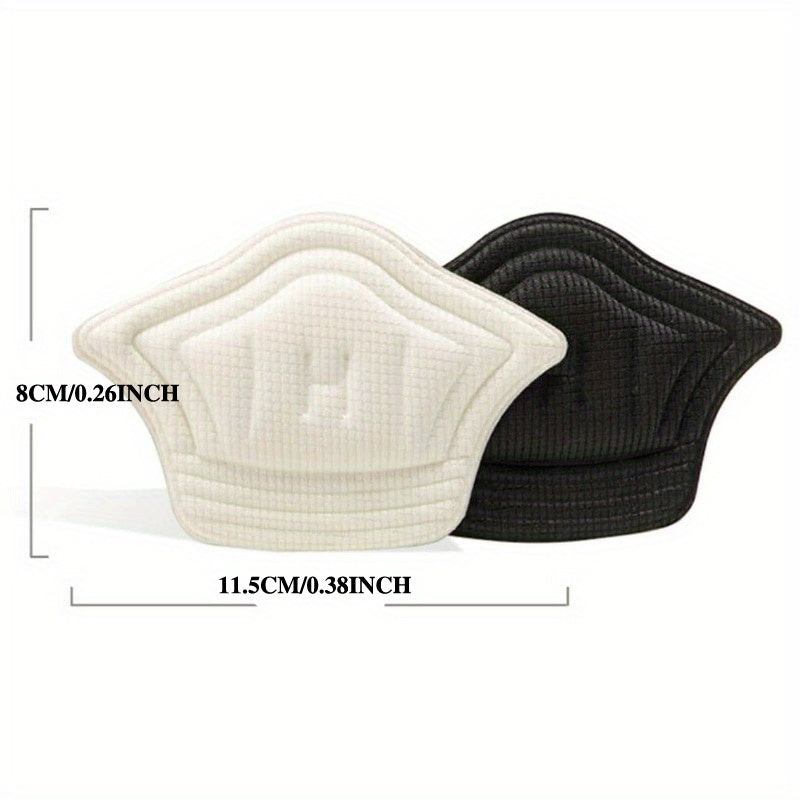 2pcs Heel Pads for Sport Shoes - Adjustable Size, Antiwear Feet Pads