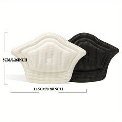 2pcs Heel Pads for Sport Shoes - Adjustable Size, Antiwear Feet Pads