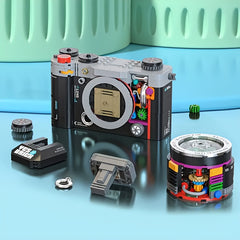 Camera Building Blocks Set Retro Style Collection Art Suitabl