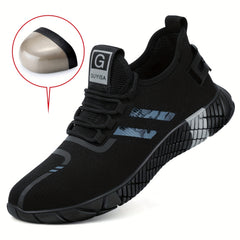 Steel Toe Safety Shoes Puncture Proof Anti skid Waterproof Work Shoes