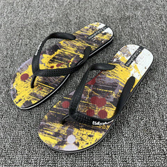 Men's Slip On Flip Flops Casual Walking Slippers - Assorted Colors