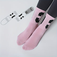 C Embroidered Yoga Socks Anti-skid Breathable Sweat Absorption Sports Soc