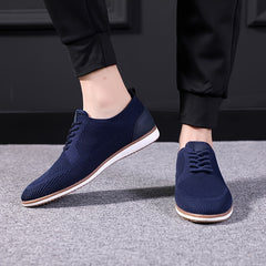 Men's Lace Up Knit Casual Shoes