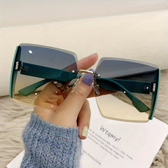 Square Sunglasses Casual Gradient Glasses UV400