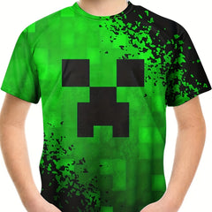 Kids 3D Print Gamer Hoodie Hip Hop Street Casual Tops