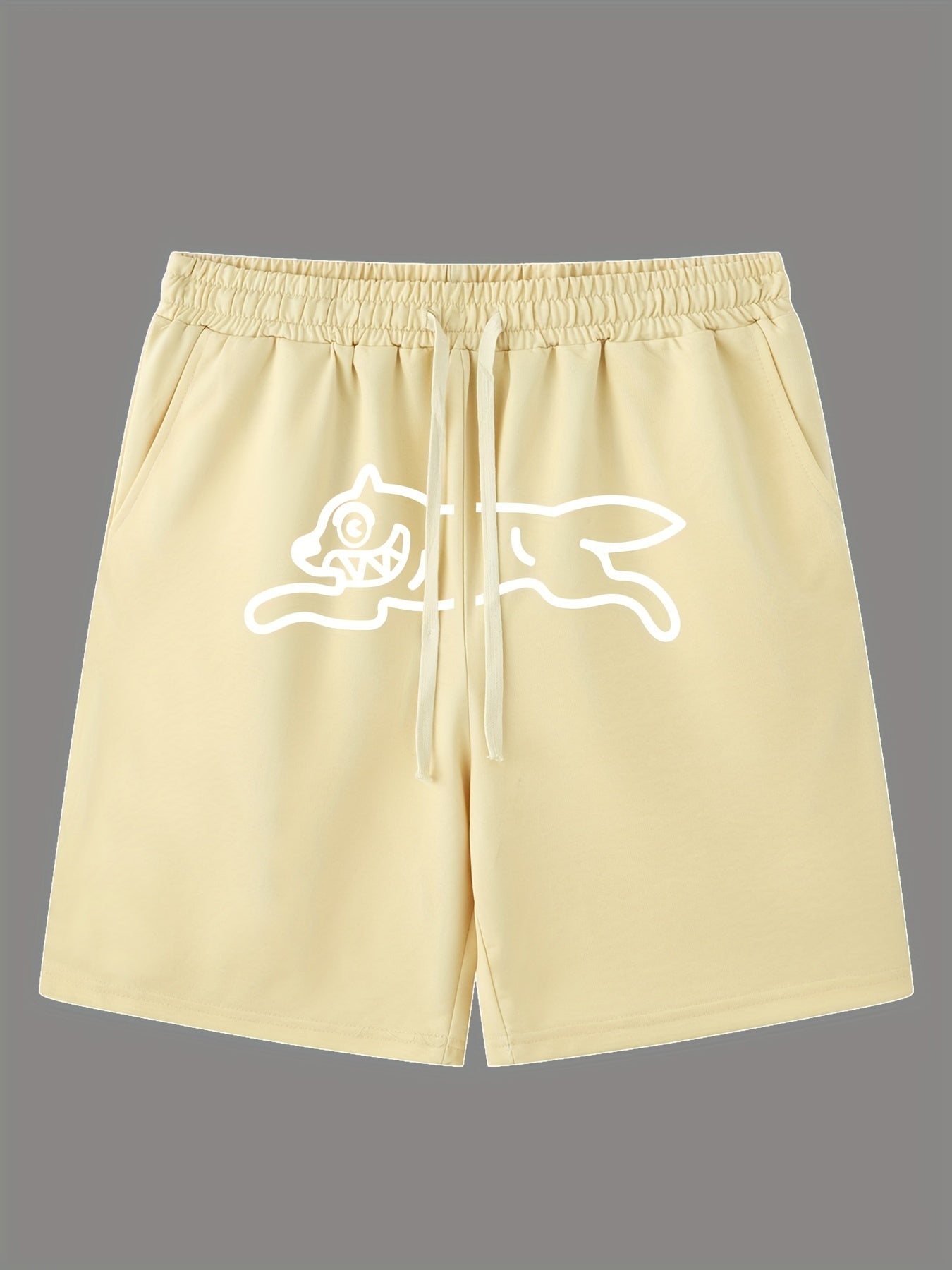 LOS ANGELES Print Men's Street Style Shorts