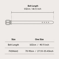 Thin Transparent Plastic Waist Belt Tie in Jeans Style