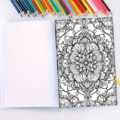 Fantasy Flower Coloring Book - Relaxation - Halloween Christmas