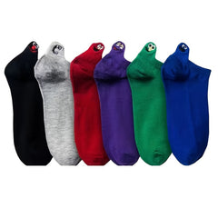6 Pairs Ankle Socks Candy Cartoon Casual Funny Socks