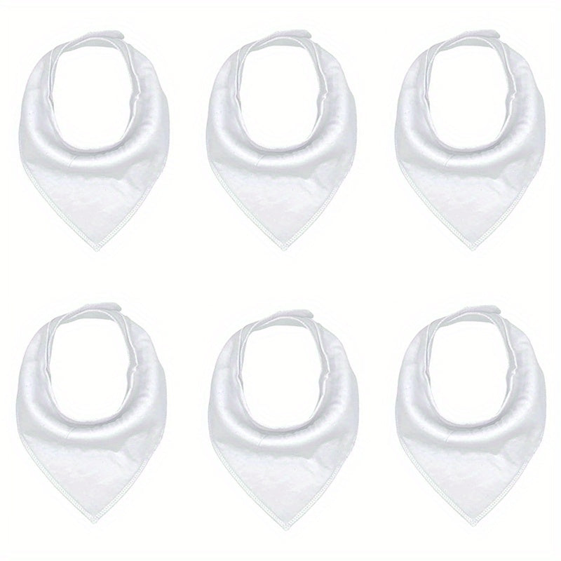6pcs Baby Bandana Bibs Unisex for Teething and Drooling