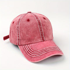 Cotton Baseball Cap Outdoor Sun Shade Soft Top Hat