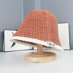 Breathable Hollow Sun Hat UV Protection Crochet Cloche Hat