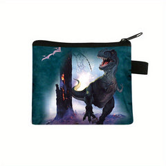 Dinosaur Coin Purse Cartoon Animal Mini Storage Bag Boys Birthday Gift